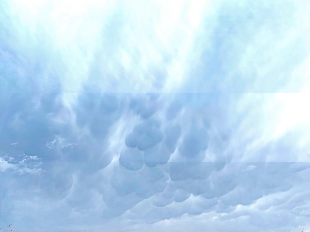 tornado clouds before the storm